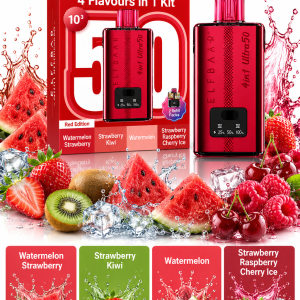 ELF BAR 4IN1 ULTRA 50000 ZARIADENIE RED EDITION