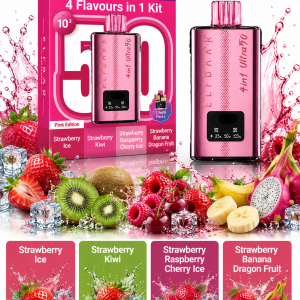 ELF BAR 4IN1 ULTRA 50000 ZARIADENIE PINK EDITION