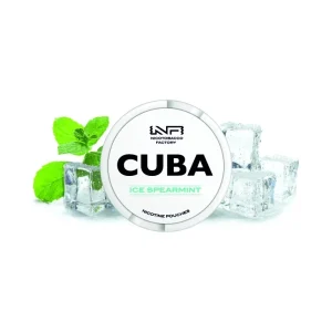 CUBA WHITE ICE SPEARMINT 10,4 mg/vrecúško