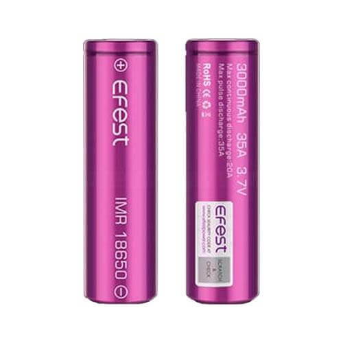 Efest IMR 18650 3000mAh 35A Batérie dvojbalenie – Obrázok 3