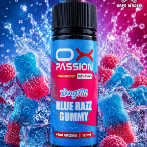 Ox Passion Blue Razz Gummy Longfill 24ml - Oxva