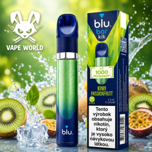 Blu Bar Zariadenie + 1 Predplnený Pod - Passion Fruit 20mg