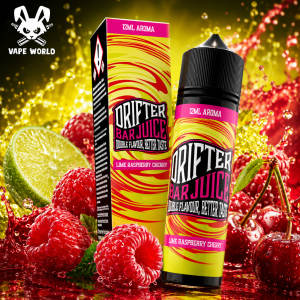 Lime Raspberry Cherry Longfill 12ml - Drifter