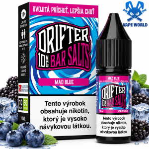 Drifter Bar Salts - Mad Blue 10ml (10mg) e-liquid