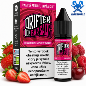 Drifter Bar Salts - Strawberry Raspberry Cherry 10ml (10mg) e-liquid