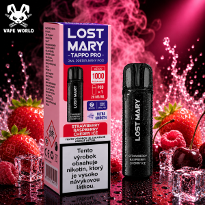 Lost Mary Tappo Pro cartridge Strawberry Raspberry 1ks predplnená hlava