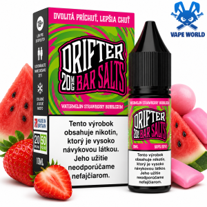 Drifter Bar Salts - Watermelon Strawberry Bubblegum 10ml (20mg) e-liquid